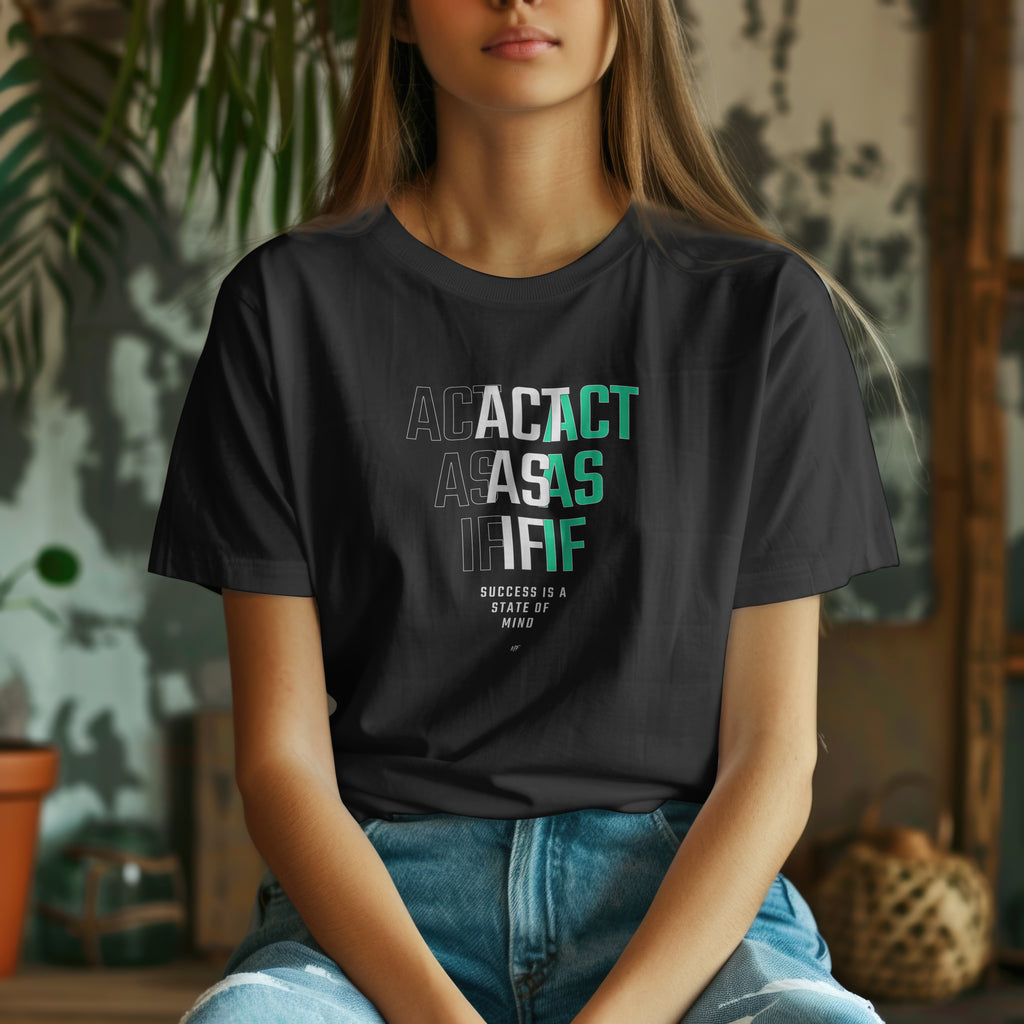 Act As If -  Motivational Inspirationsal Uni-sex T shirt