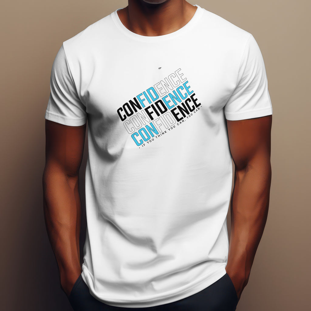 Confidence  If You Think You Can You Can Motivational Inspirational Uni-sex T-shirt - new