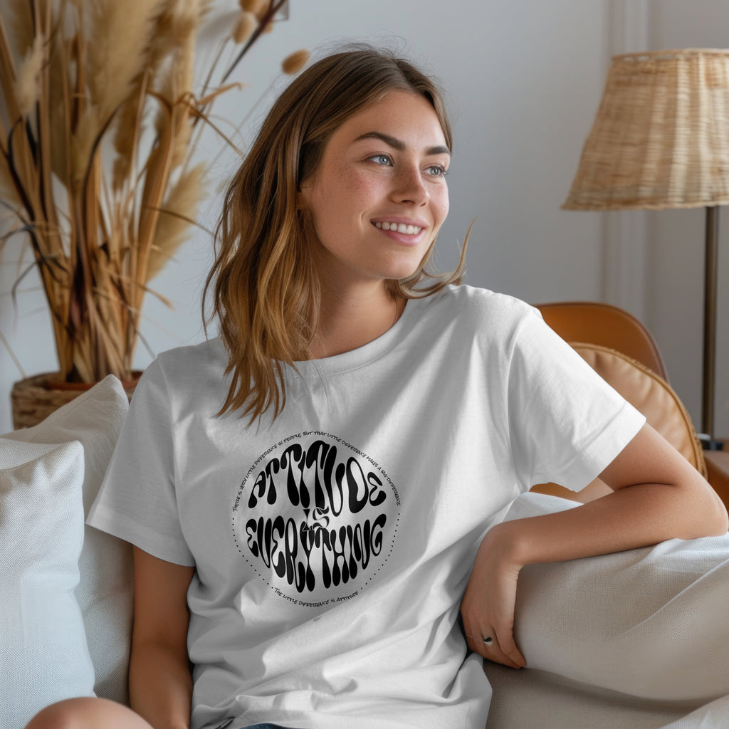 Attitude is Everything  Motivational Inspirational Uni-sex shirt Multi colors