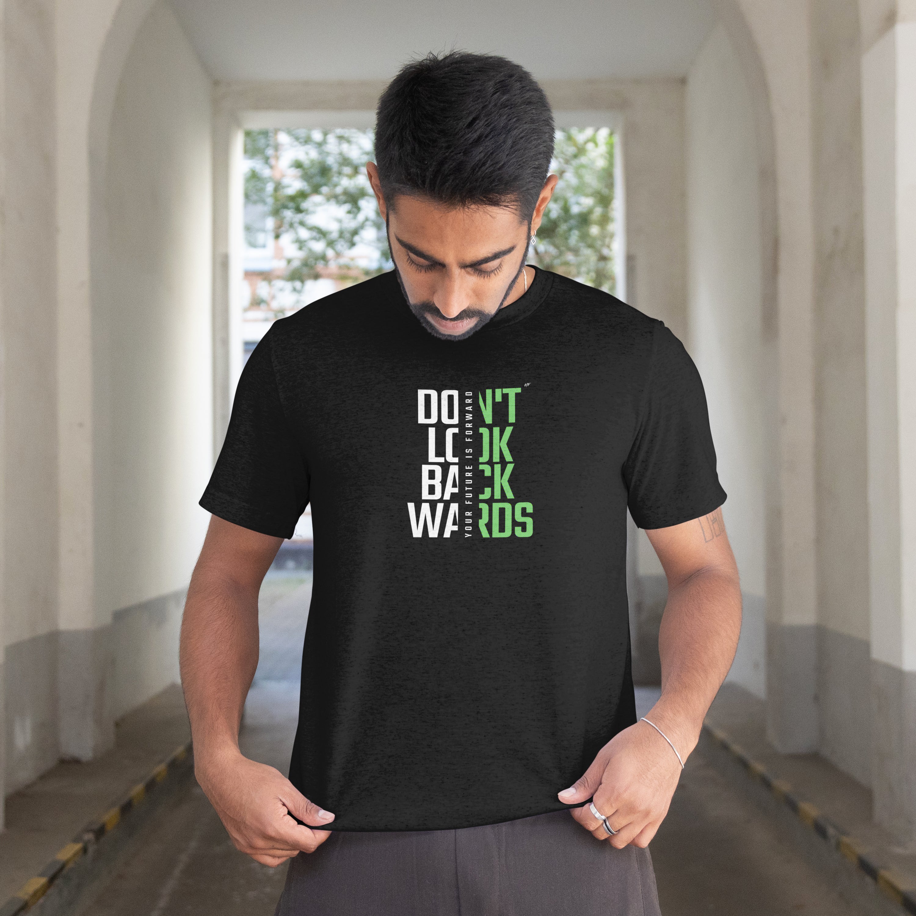 Don't Look Backwards - The Future Is Forward - Motivational Inspirational T-Shirt