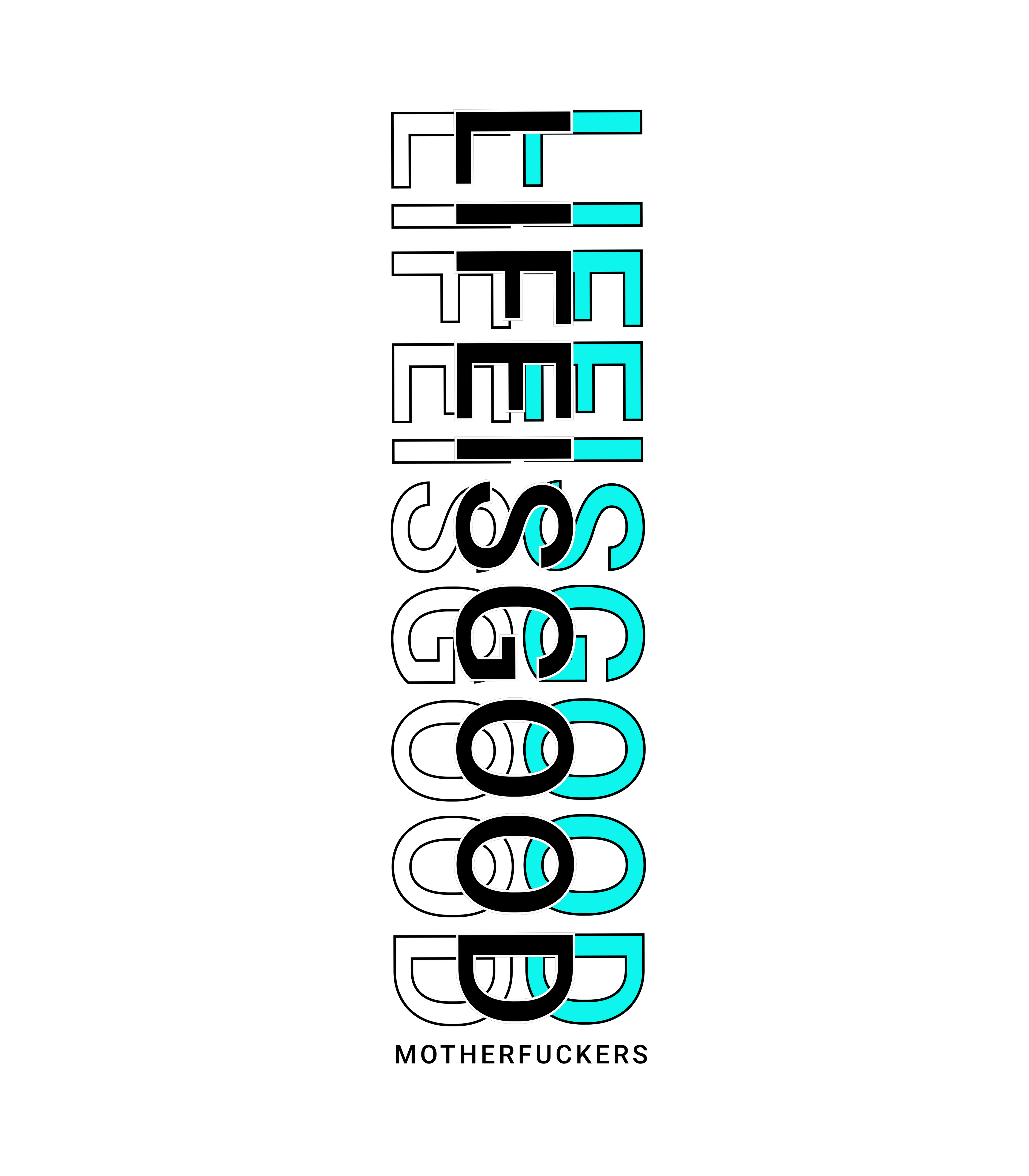 Life is good Motherfuckers Tri Blurr design White/Lights Unisex T shirt ( 5 Colors)