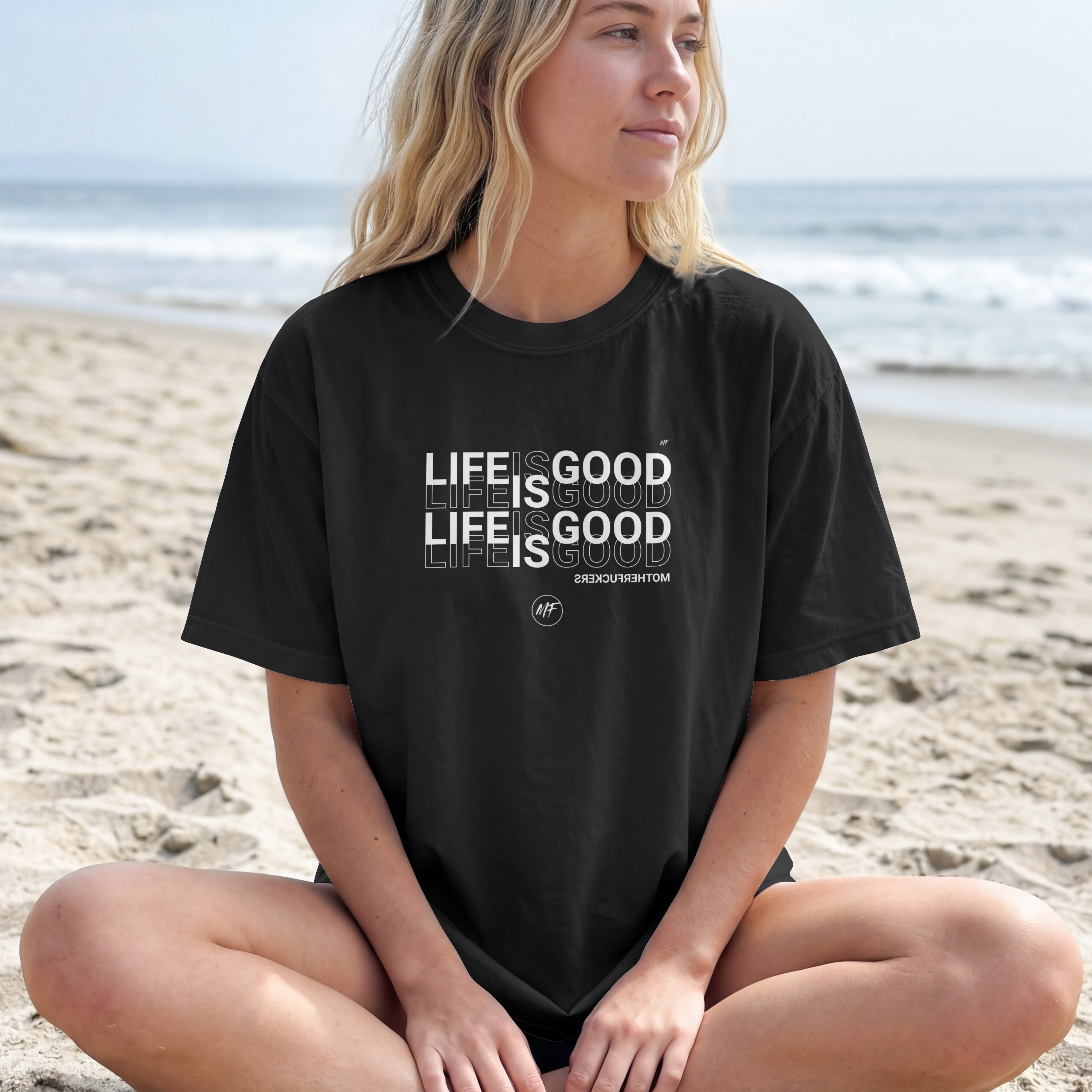 Life is good MF Scramble Transparent Logo Unisex