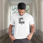 Life is good MF Stencil Unisex Signature Collection T Shirt