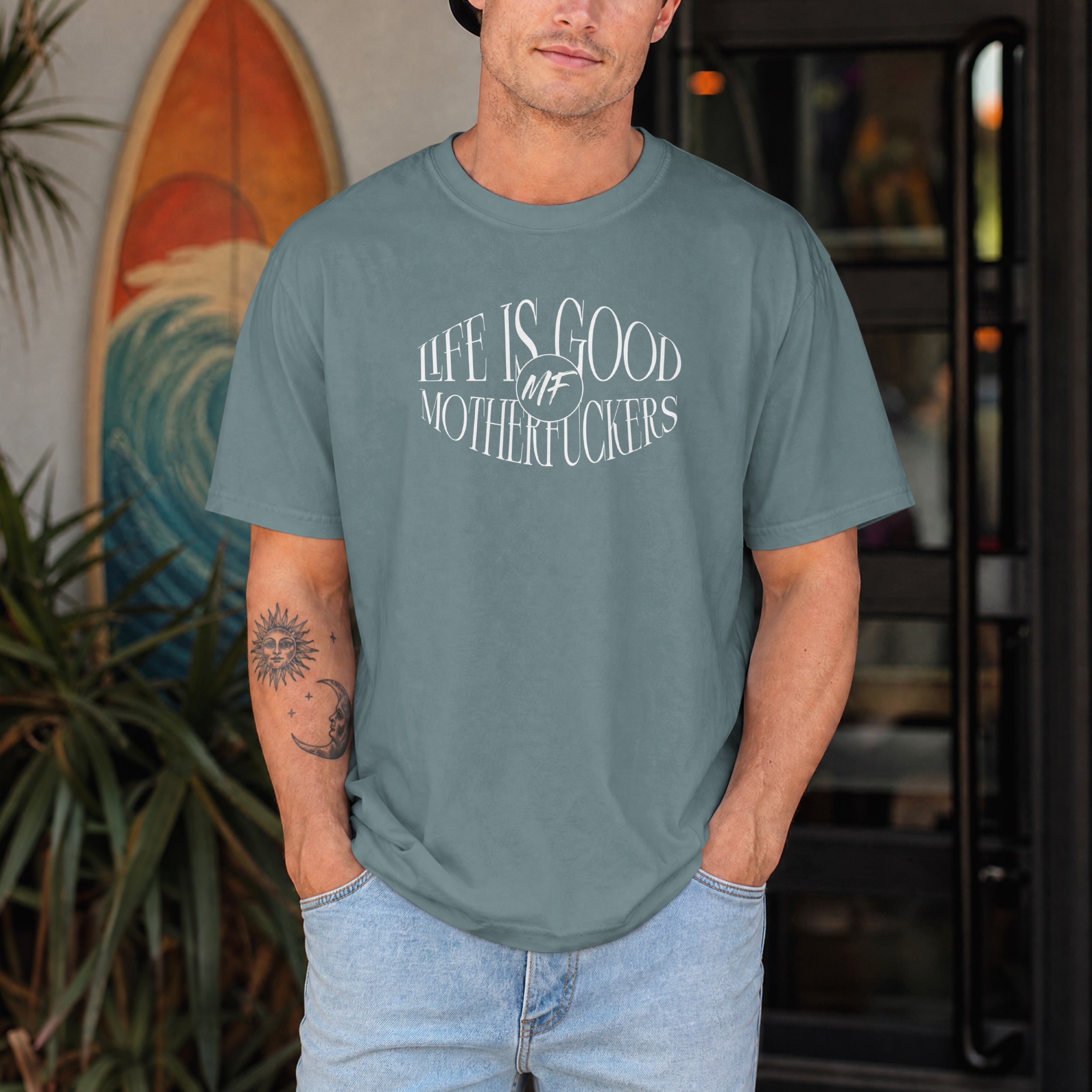 Life is good Motherfuckers Transparent Logo