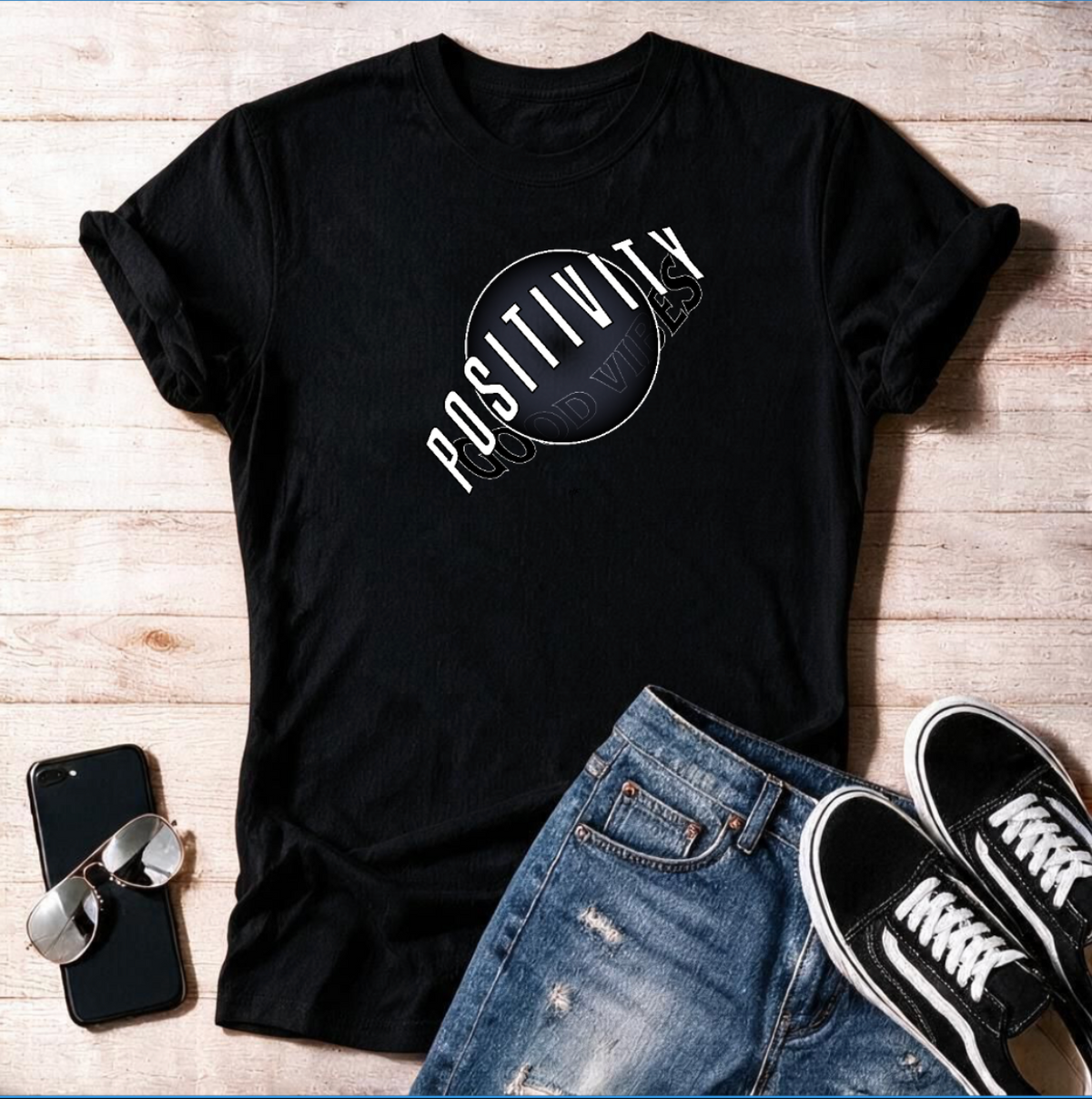 Positivity Good Vibes 2 Unisex T Shirt