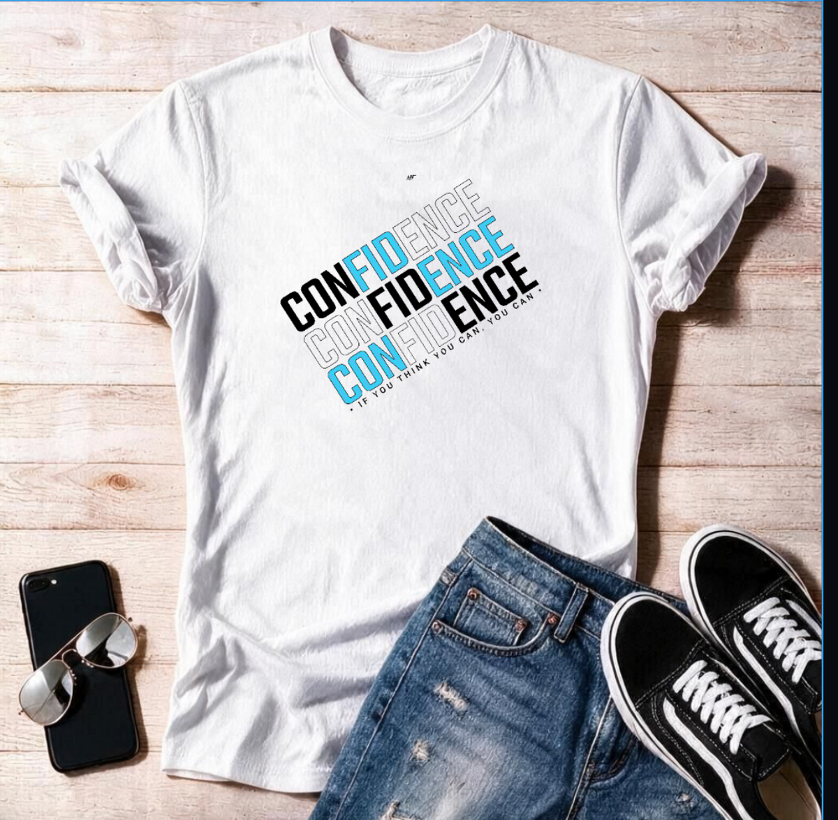 "Confidence - If You Think You Can You Can  Unisex T-shirt