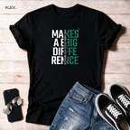 "Attitude Makes A BIG Difference" Unisex T Shirt