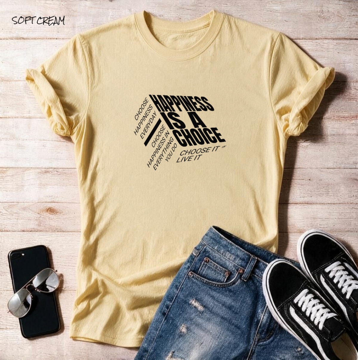 "Happiness Is A Choice"  Unisex T shirt