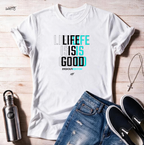 LifeIsGood Backward MF White (Uni-sex)