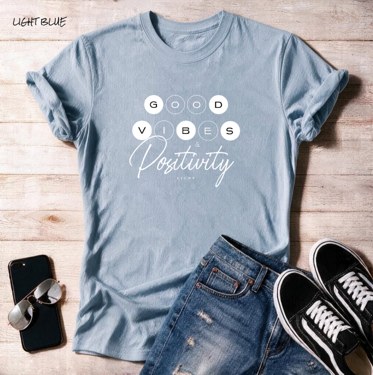 Good Vibes Positivity Unisex T Shirt