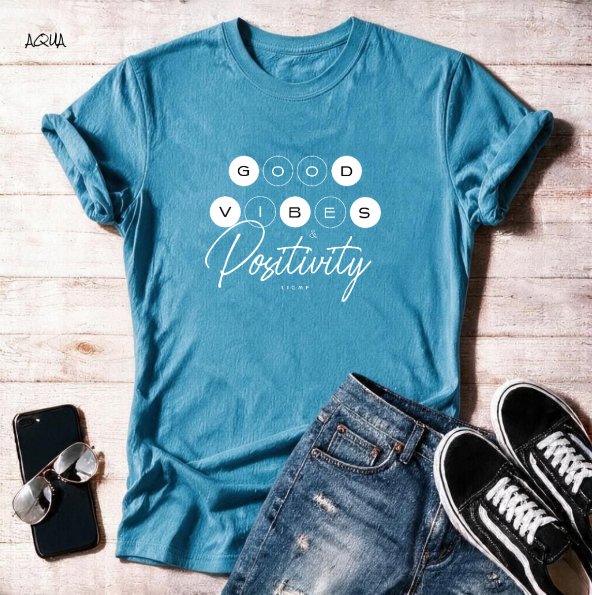 Good Vibes Positivity Unisex T Shirt