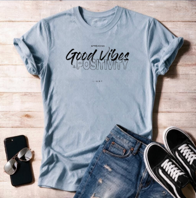 Spreading  Good Vibes Positivity Unisex T Shirt