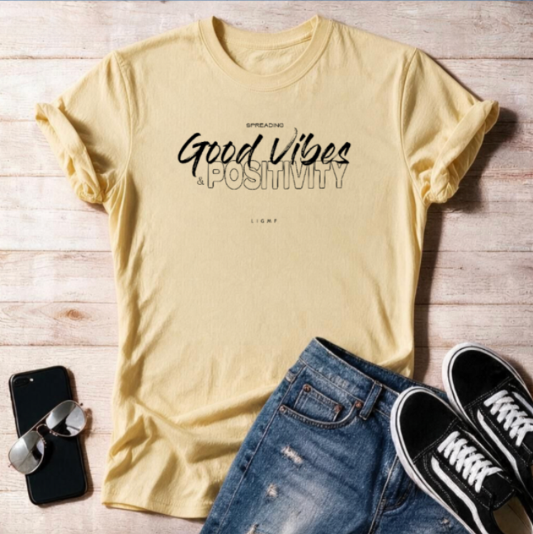 Spreading  Good Vibes Positivity Unisex T Shirt