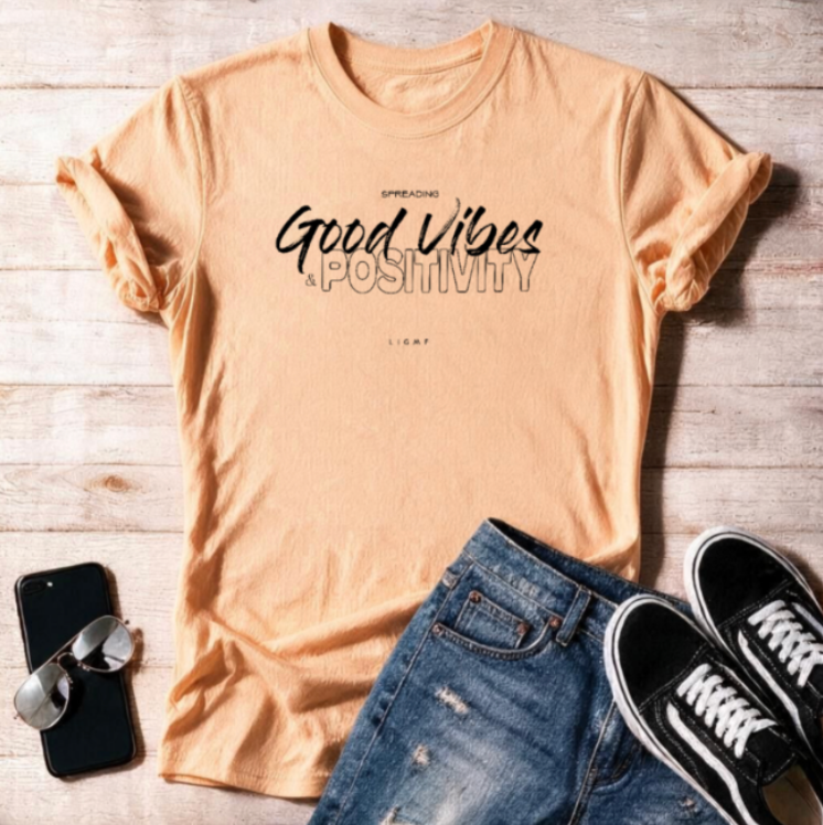 Spreading  Good Vibes Positivity Unisex T Shirt