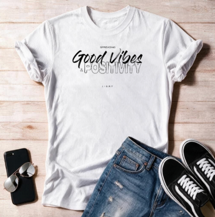 Spreading  Good Vibes Positivity Unisex T Shirt
