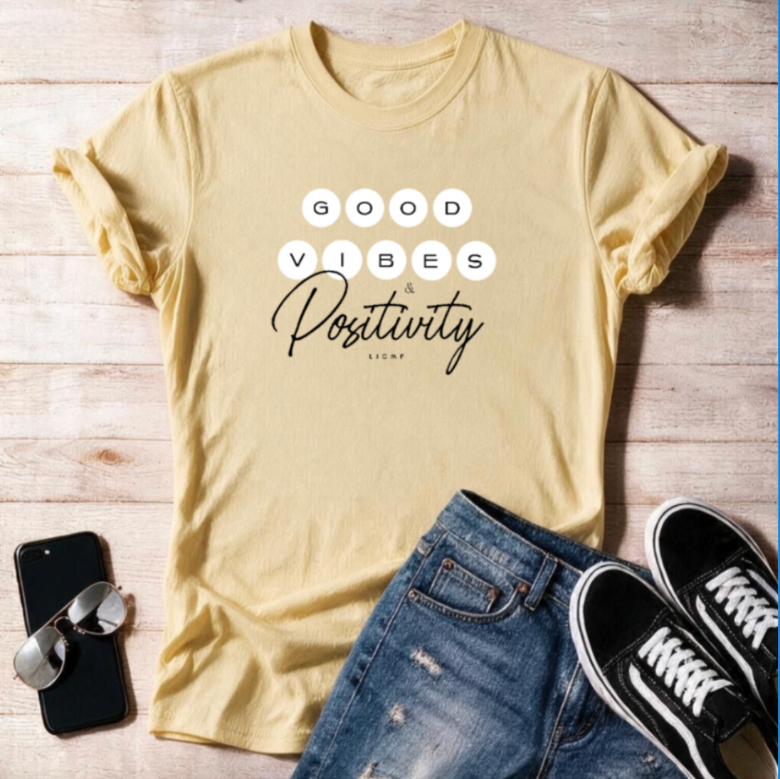 Good Vibes Circles 2 Unisex T Shirt