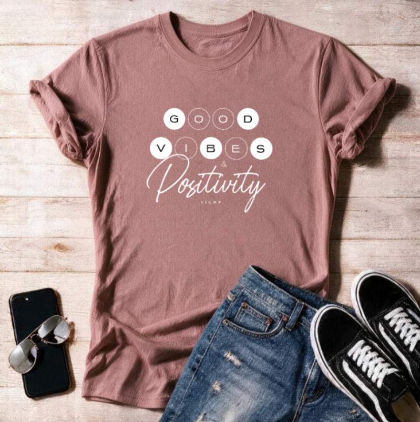Good Vibes Positivity Unisex T Shirt
