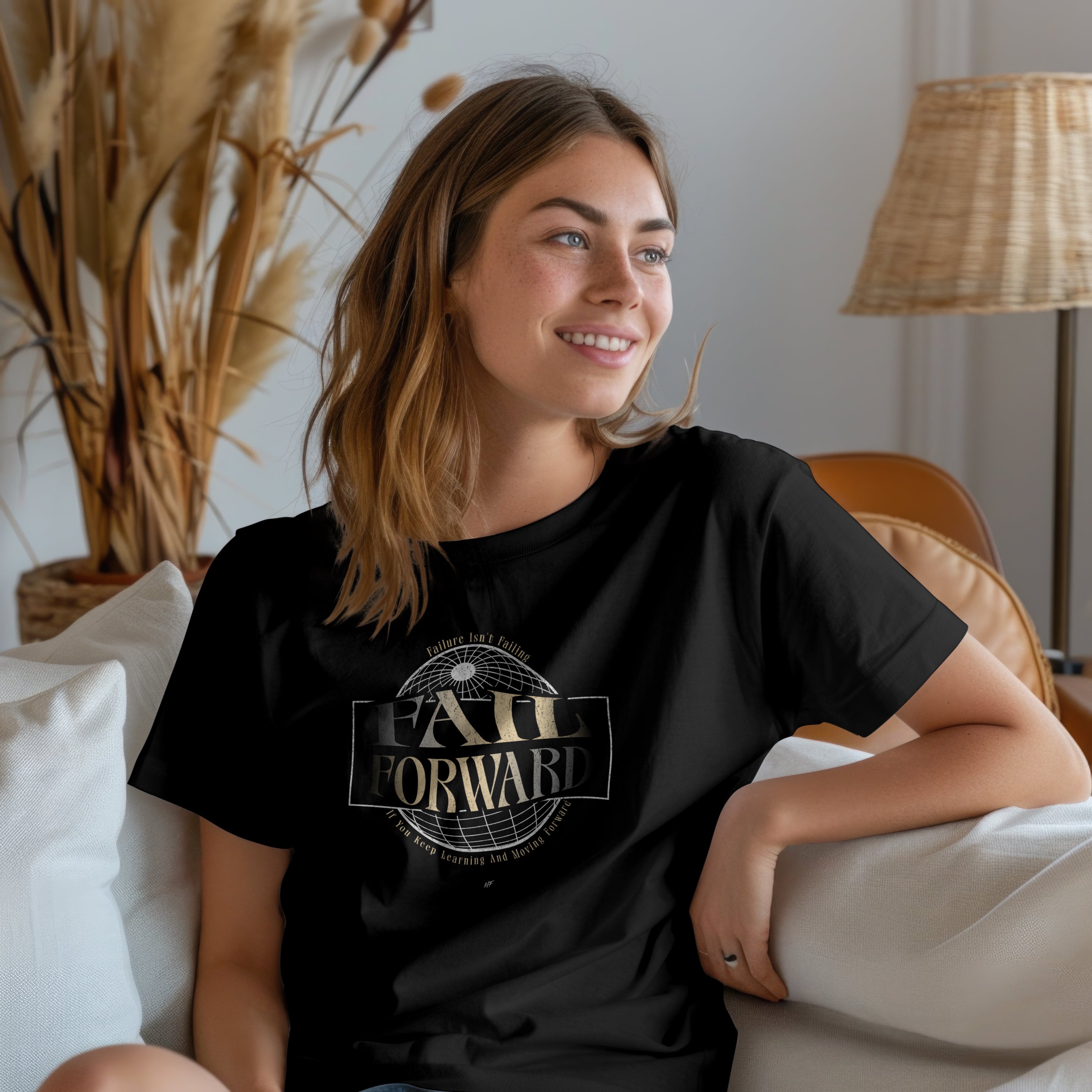 Fail Forward  Failure Isn't Failing Motivational Inspirational Unisex T-shirt